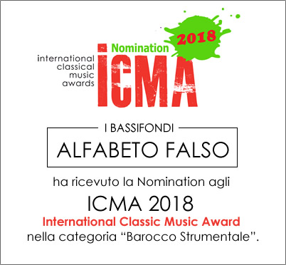Nomination ICMA 2018 - I bassifondi - Alfabeto Falso